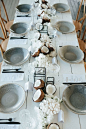 Summer Breeze Dinner Party with Coconuts and Coral #entertaining #tropicalweddingideas #coconuts #tablescape #outdoorparties