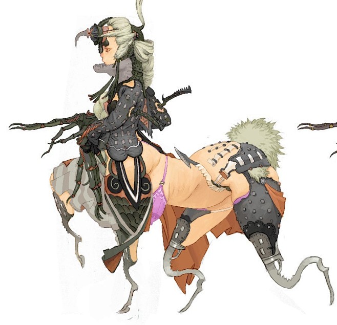 4足动物manshile4足半人马少女豆三先的插画pixivこの作品manshile4足