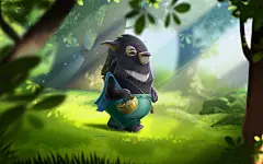 卡通企鹅壁纸_好看的卡通宽屏电脑桌面图片