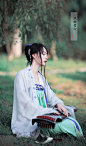 【流烟昔泠】现货绣花汉服女齐胸齐腰大袖衫风花雪月系列之眉间雪-淘宝网