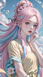 唯美少女：花朵都不及你的绚丽多彩...@疯讲分享的动态