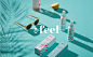 Feel Brand & Beauty Package Design : Branding, logo design, graphic design, naming, packaging design, pattern design, art direction, copywriting, colour system and photography styling for Feel.