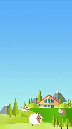 牧场放牧农场背景