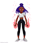 marikapaprika: “ Made this gif of a fiery magical girl for my friends over at Blacklist!! ” Follow @melaninprincess