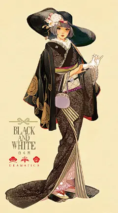 韵味十足的日式和服少女插画

twi：マツオヒロミ
#插画# #灵感的诞生# ​​​​