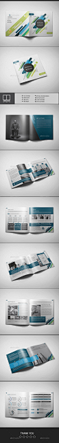 Square Annual Report - Brochures Print Templates