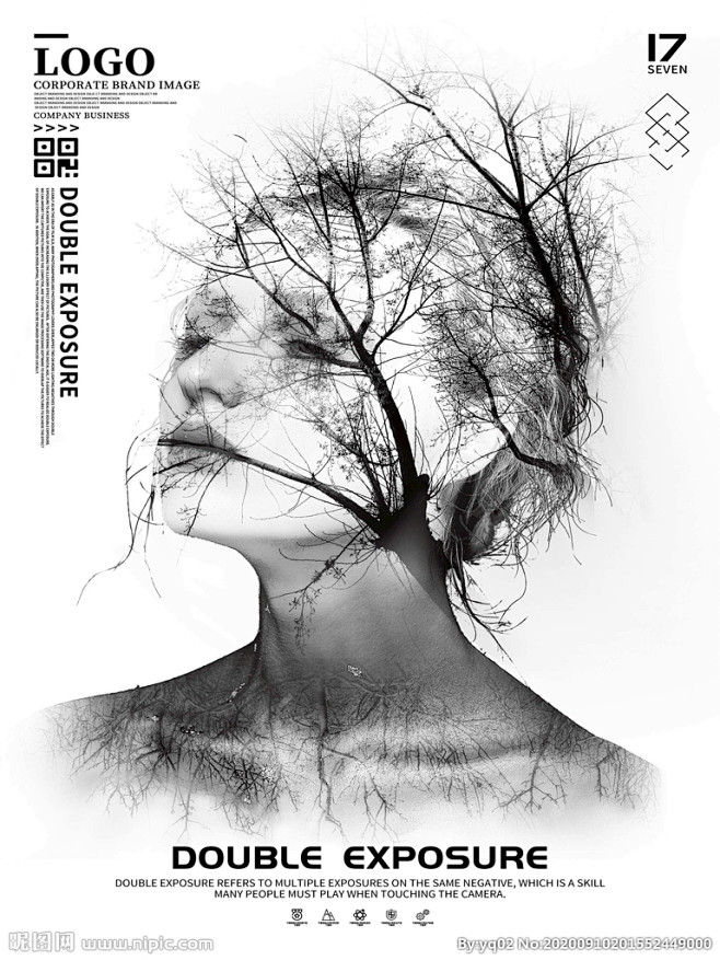双重曝光-花瓣网