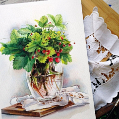 其实月亮是我啃弯了的采集到插画-植物