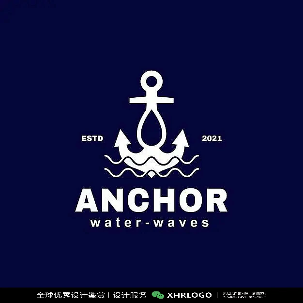 船锚LOGO精选合集#LOGO设计#标志设计#品牌设计 (5)-花瓣网