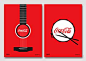 可口可乐音乐主题创意海报设计