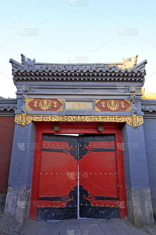 寺庙,特写,式样,门,厚木板,垂直画幅,纪念碑,美,古董,艺术