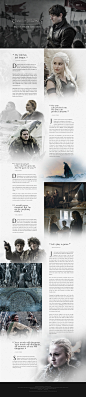 Game of Thrones: Viewer's Guide Experience Concept : Game of Thrones happens to be one of my most favourite TV shows ever created. An exciting epic action-adventure full of drama, politics, fantasy, battles, engaging characters and unexpected plot twists.