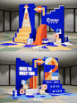 商业美陈|用色彩创造多元的企业空间❗️
