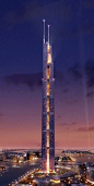 The Al Burj the centerpiece of the Dubai Waterfront...the tallest structure in the world to date