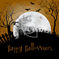 Happy Halloween Background.