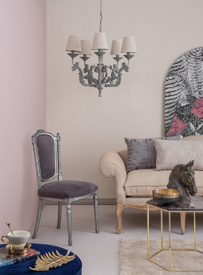 莫兰迪色系室内设计装修参考图