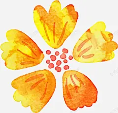 水彩可爱的花 花卉 花卉装饰 菊花 装饰 装饰品 观赏 元素 免抠png 设计图片 免费下载 页面网页 平面电商 创意素材