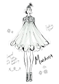 Megan Hess, The Dress - Marchesa $350