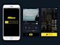 Remote application for NIKON camera Concept. UX/UI & branding work

I really love photography, and as you guess, I have a Nikon camera. 
A friend of mine bought few months ago a 750D camera and download the official remote app on his mobile phone. Thi