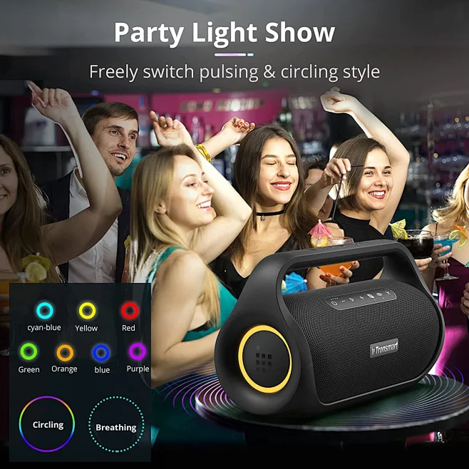 Onster Portable Bluetooth Speaker, Wireless Bluetooth Speaker With 40W