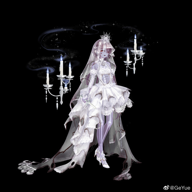 欧服 奇迹暖暖 【花嫁鬼新娘】