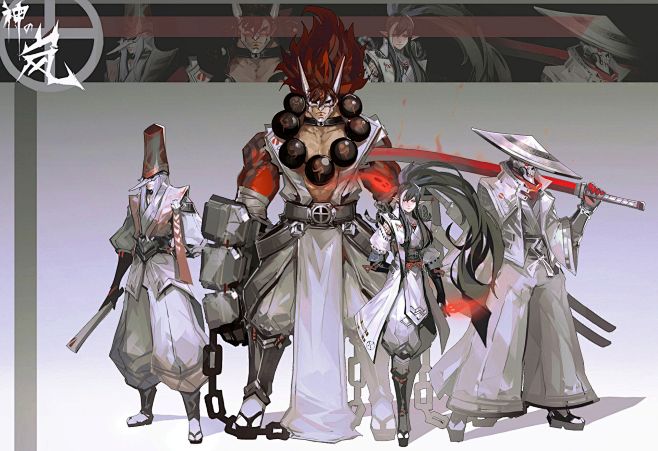 日韩风格deadman画师SF GIRL...
