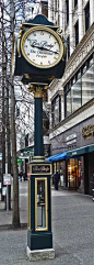 Built: 1925 Background: this clock marks the original store of the Ben Bridges jewelry chain. This is one of the most beautiful street clocks...