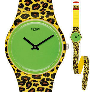 Swatch 豹纹朋克 手表