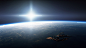 General 2560x1440 space International Space Station Earth Sun lens flare ISS