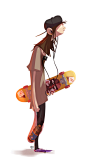 TLV Heat : a collection of characters and environments based upon my everyday commuting in Tel Aviv