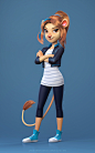 Leena, Carlos Ortega Elizalde : Character modeling for Cirkus.co.nz<br/>©2016 Character design by Cirkus & Paddlepop<br/>Base sculpted in ZBrush and final modeling in Maya. Rendered only for showcase purposes (not final look) <br/>Th