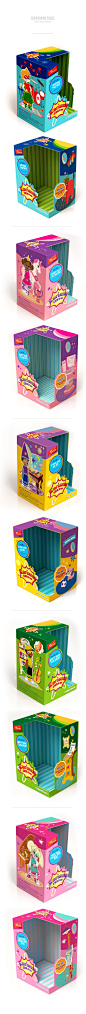 KARISMA KIDZ, Toy's packaging design : Design and Art Direction in packaging design and illustration