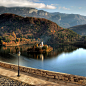 Autumn, Lake Bled, Slovenia
photo via ninbra