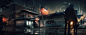 Concept Art - Detroit: Become Human : Here is a collection of concepts I've created back in 2014 on Detroit: Become Human at Quantic Dream in Paris. I was honored to meet a lot of amazing artists and learn a great deal about the craft! I am attaching a fe