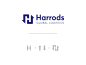 Harrods Logo clean illustrator modern creative logo design branding simple logo letter h initial letter logo alphabet clean logo logistics transportation minimal simple clean interface simple logo