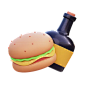 No Junk Food  3D Icon