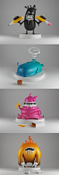 HandMadeFont工作室概念玩偶设计：罪恶玩偶 | 视觉中国