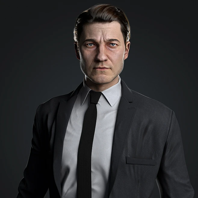 《哥谭戈登》3D同人 Gotham Ja_sfsds作品_角色/人物/生物_CG模型网-花瓣网