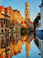 Canal Reflection, Brugge, Belgium