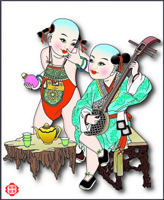 泡沬采集到童趣画集