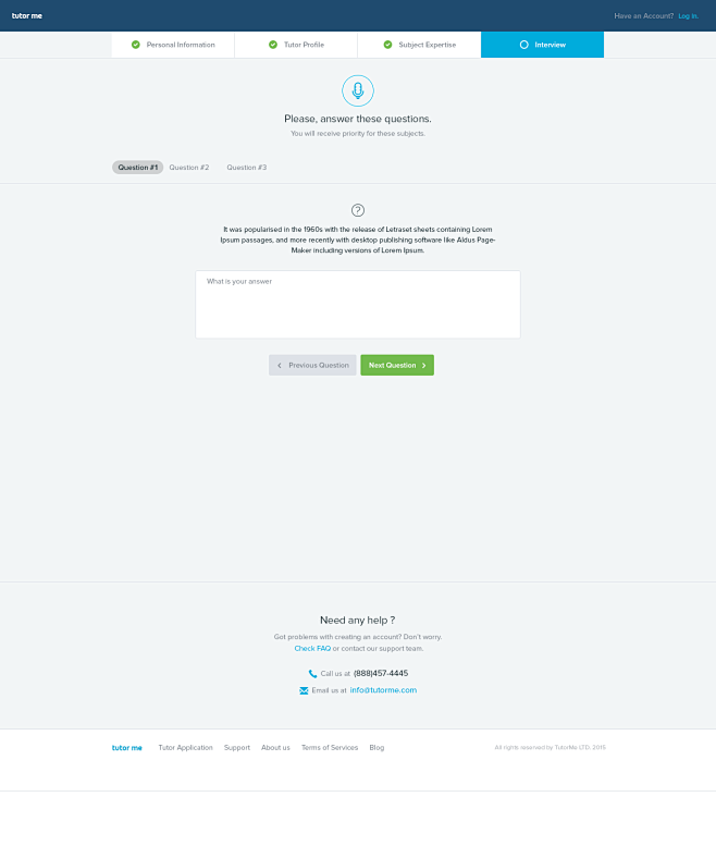 Sign up   step 4