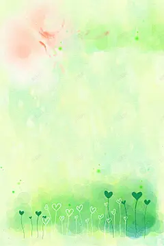 绿色矢量插画水彩夏季海报背景高清素材 背景 设计图片 免费下载 页面网页 平面电商 创意素材