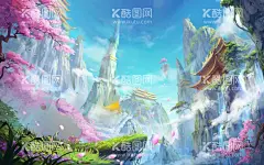 中国风CG场景  - 源文件下载【酷图网】中国古风,古典CG,场景高清,古典,游戏CG场景,高清素材,风景漫画,动漫高清素材,手绘场景插画,国风场景原画,
