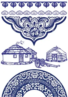 蒙古花纹  - 源文件下载【酷图网】蒙古族,民族花纹,蒙古花纹,蒙古包,花纹,底纹,纹样,花纹图案,祥云纹,格子纹,条纹,线条,背景底纹,花纹边框