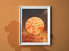This project that began in late August was based around the idea of designing a poster for the 1994 animated movie The Lion King with a more grungier and darker visual style that would push away from the official cartoon-orientated one, in favour of one t