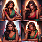 aiiiiiiiiii_A_beautiful_woman_in_the_image_of_India_Chess_and_c_6c40fd49-7460-4edb-98e4-4e114cc4e4e0