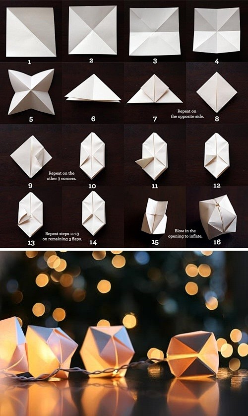 DIY: paper cube stri...