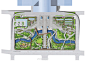 中国哈尔滨哈西客站站前广场综合规划及景观设计平面图