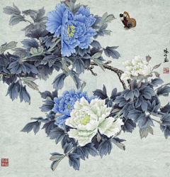 花畔花禮采集到工笔花鸟画