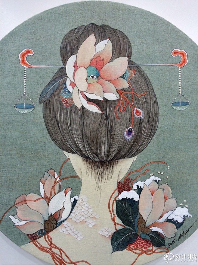 【新提醒】贺娟十二星座插画 - 服装画/...